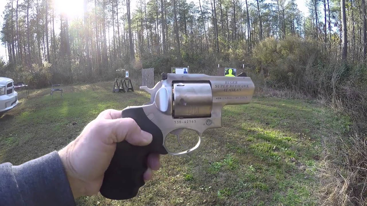 Testing my new Ruger Alaskan .454 Casull/.45 Colt