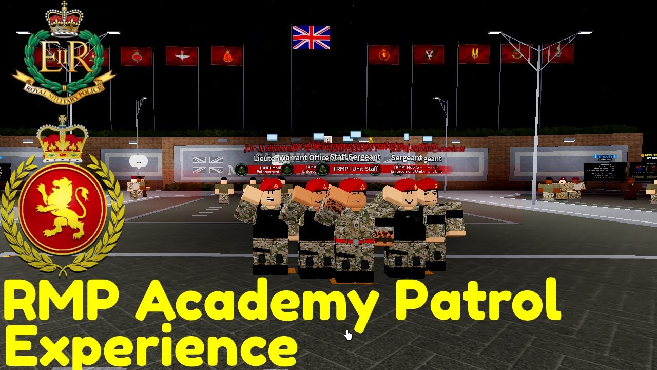 RMP Academy Patrol Experience - Sharkuses British Army