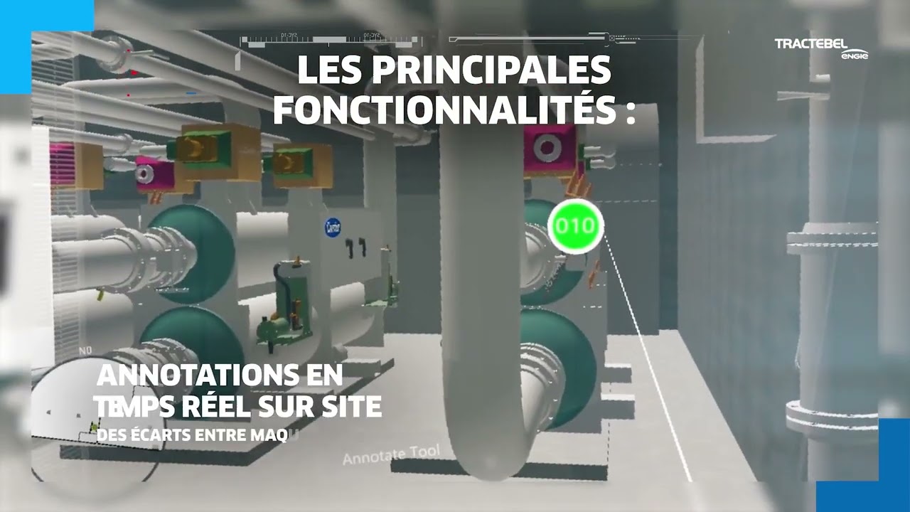 Réalité augmentée Tractebel