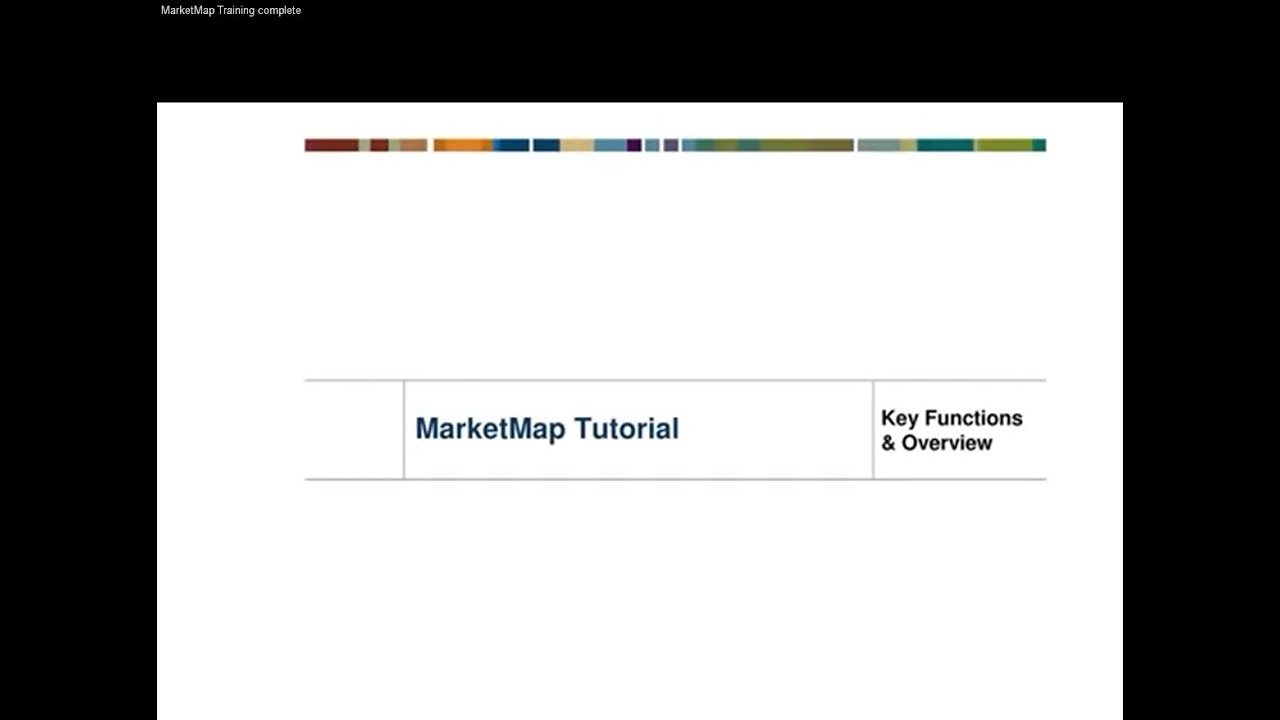 MarketMap Training complete
