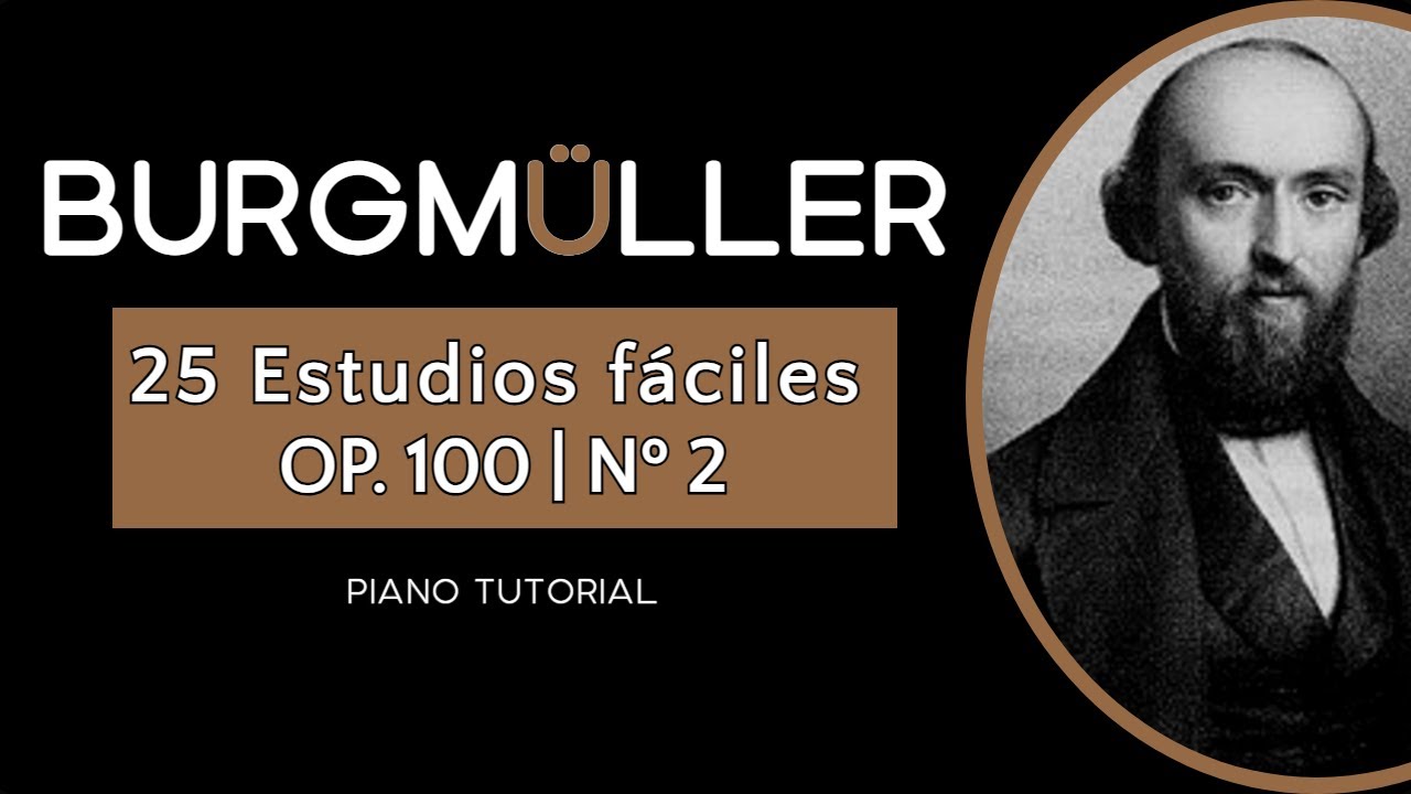 F. Burgmüller - APRENDE estudio Op. 100 nº 2 “L' Arabesque” | Piano Tutorial + study version (SLOW)