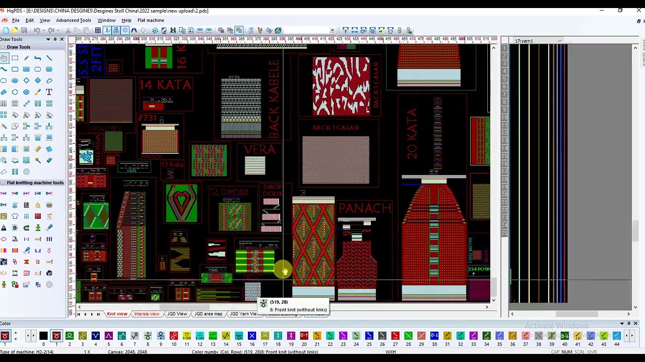 Intarsia design hqpds 