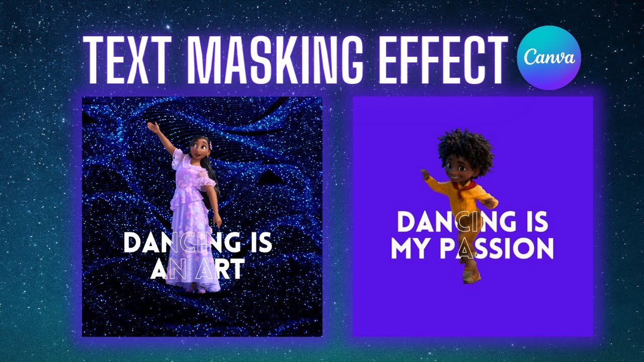 How to mask text in Canva | Tutorial by DLC Ventures India