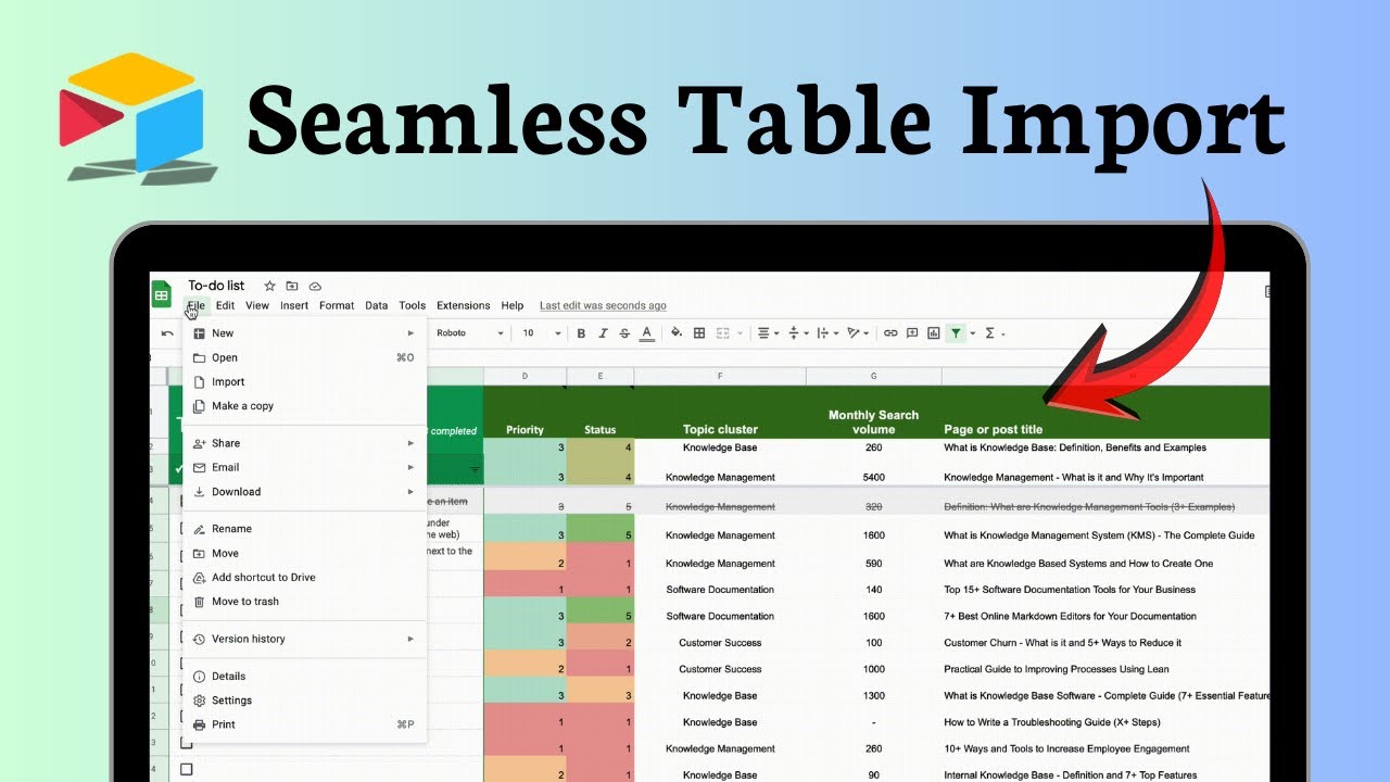 How to import Google Sheets into existing Airtable tables