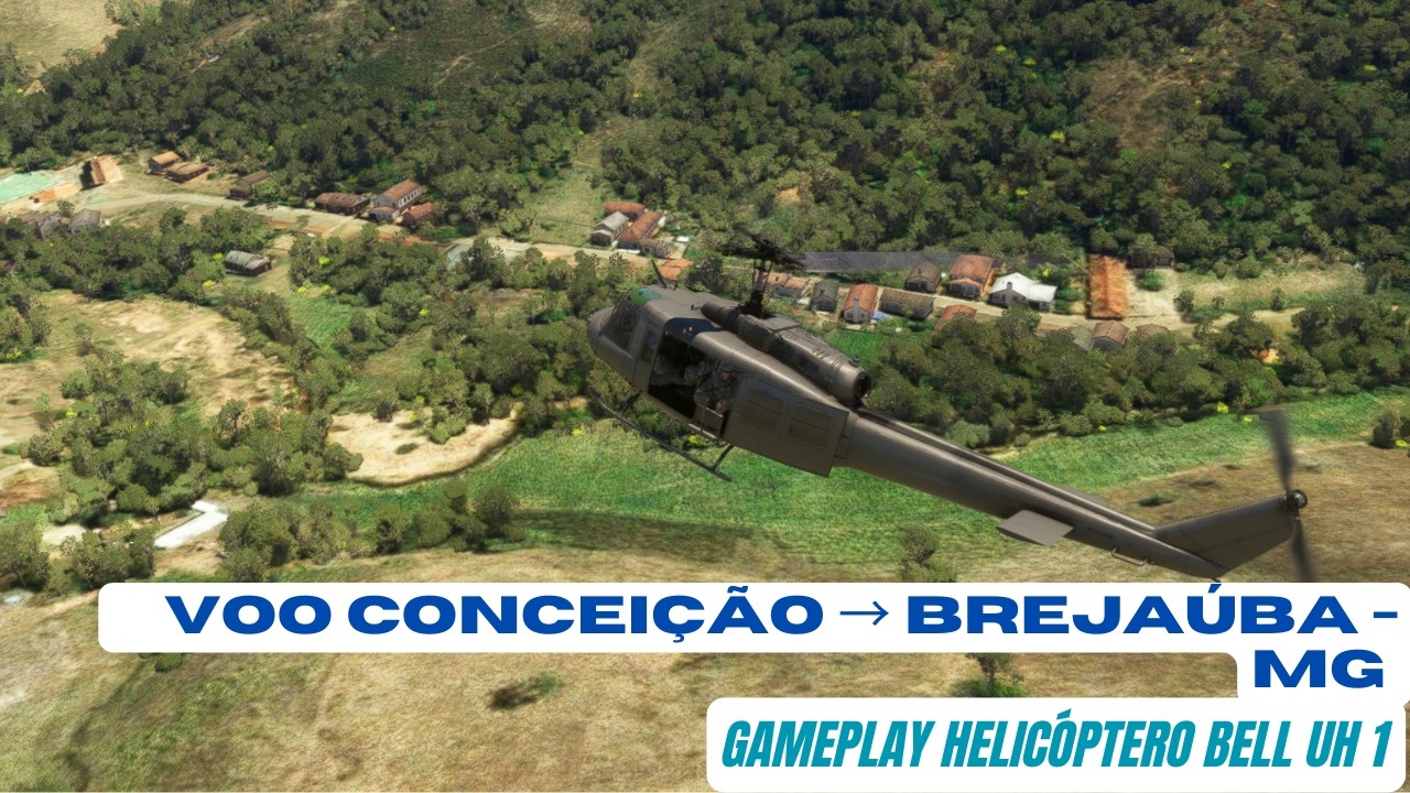 Brasil  Gameplay Voo Concei&ccedil;&atilde;o do Mato Dentro para Distrito de Breja&uacute;ba Minas Gerais