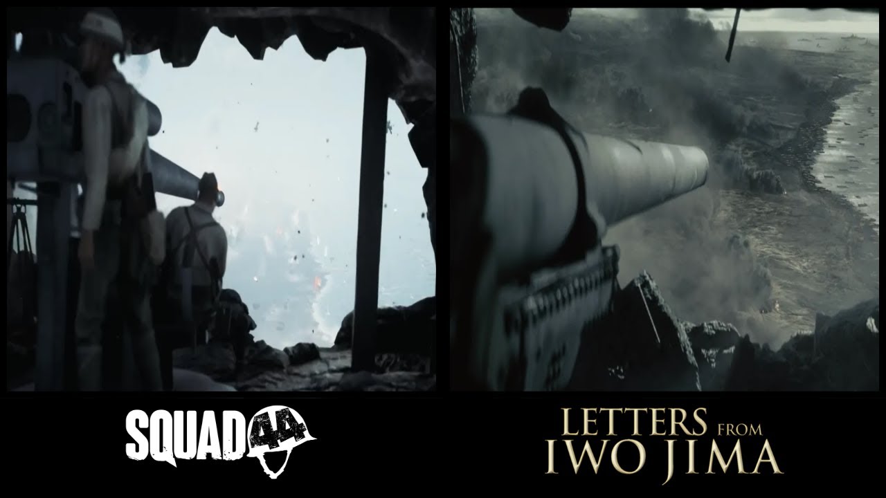 Letters from Iwo Jima (Movie) vs Squad 44 (Game) | Cinematic Comparison