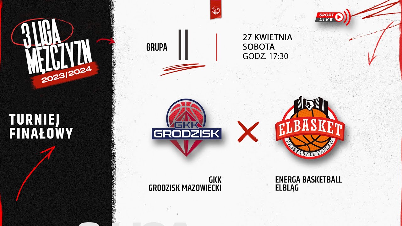 GKK Grodzisk Mazowiecki - Energa Basketball Elbląg (Finał 3 LM)