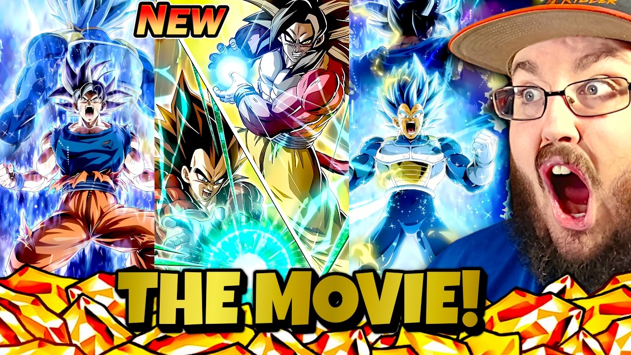 NEW Tag LR UI Goku & SSBE Vegeta and LR SSJ4 Goku & Vegeta: The Movie | Dokkan 11th Anniversary Pt 2