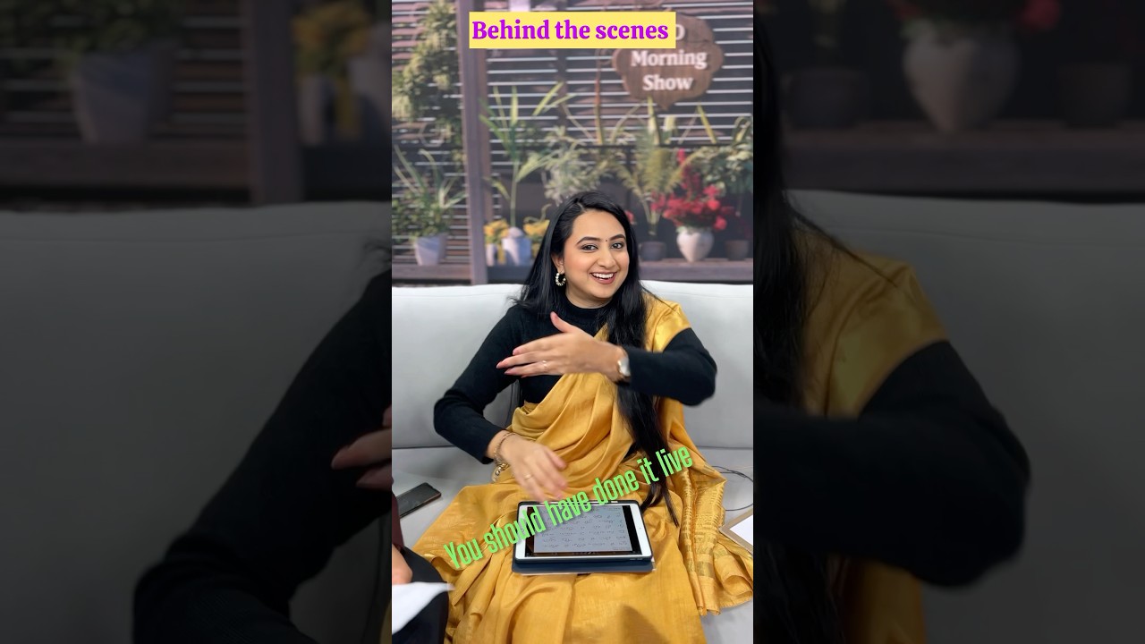 BEHIND THE SCENES OF DD MORNING SHOW #reels #behindethescenes #ddnational #ddmorningshow