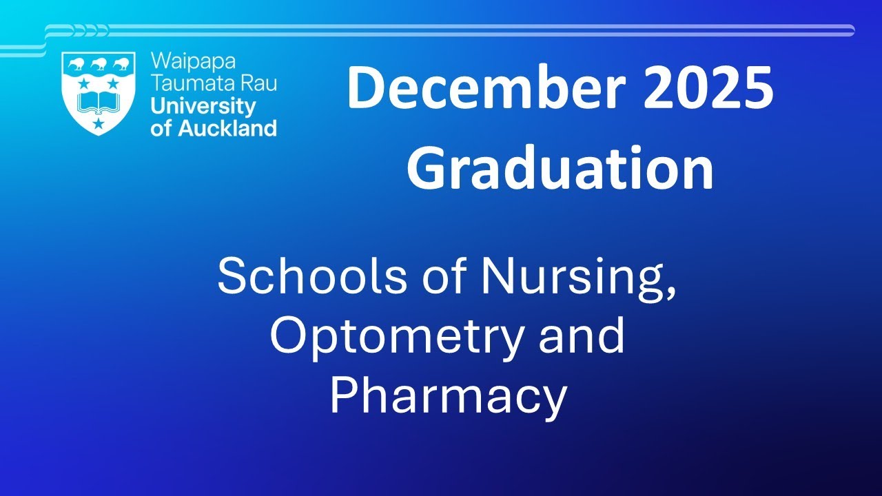 December 2025 Graduation - Schools of Nursing, Optometry and Pharmacy