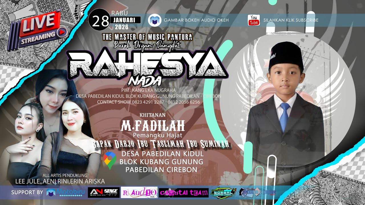 LIVE RAHESYA NADA / DESA PABEDILAN KIDUL,KUBANG GUNUNG ,KEC.PABEDILAN  - CIREBON / 28 JANUARI 2026