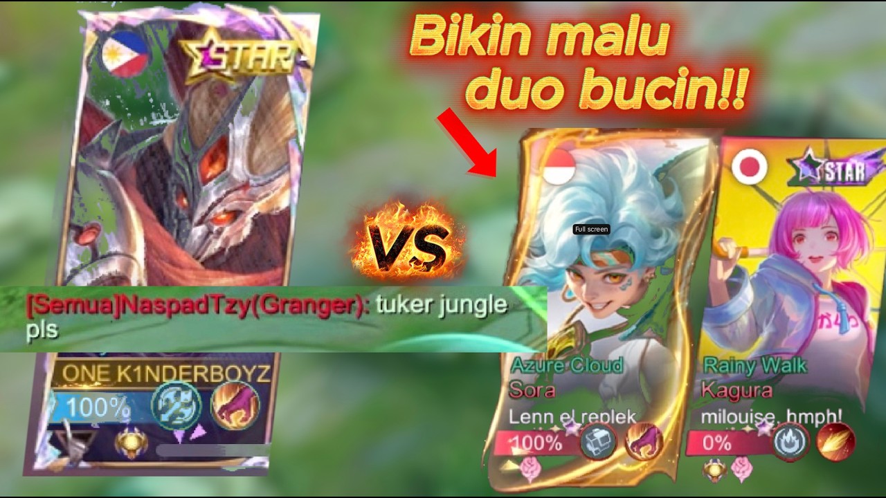 GAK DI KASIH NAFAS? | JUNGLER MUSUH AUTO COKLAT!!