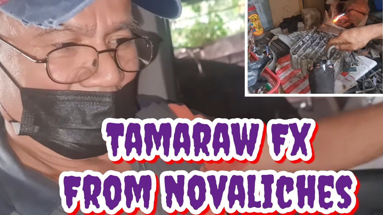 TAMARAW FX FROM NOVALICHES Q.C,NANLAMIG ANG A/C DAHIL SA  EVAPORATOR CONVERTION AT DAGDAG CONDENSER
