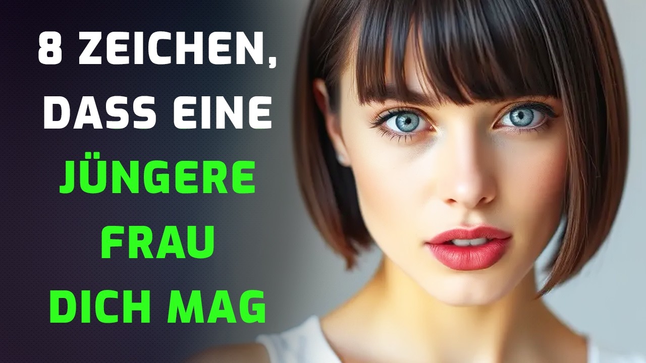 8 Hinweise, dass eine junge Frau einen älteren Mann mag (Männer merken es nicht immer)