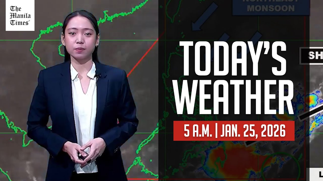 Today's Weather, 5 A.M. | Jan. 25, 2026