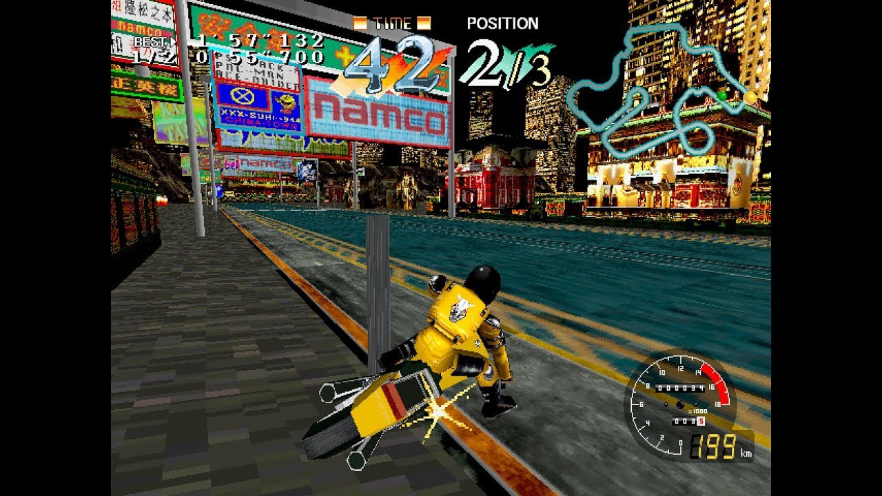 Cyber Cycles arcade 60fps