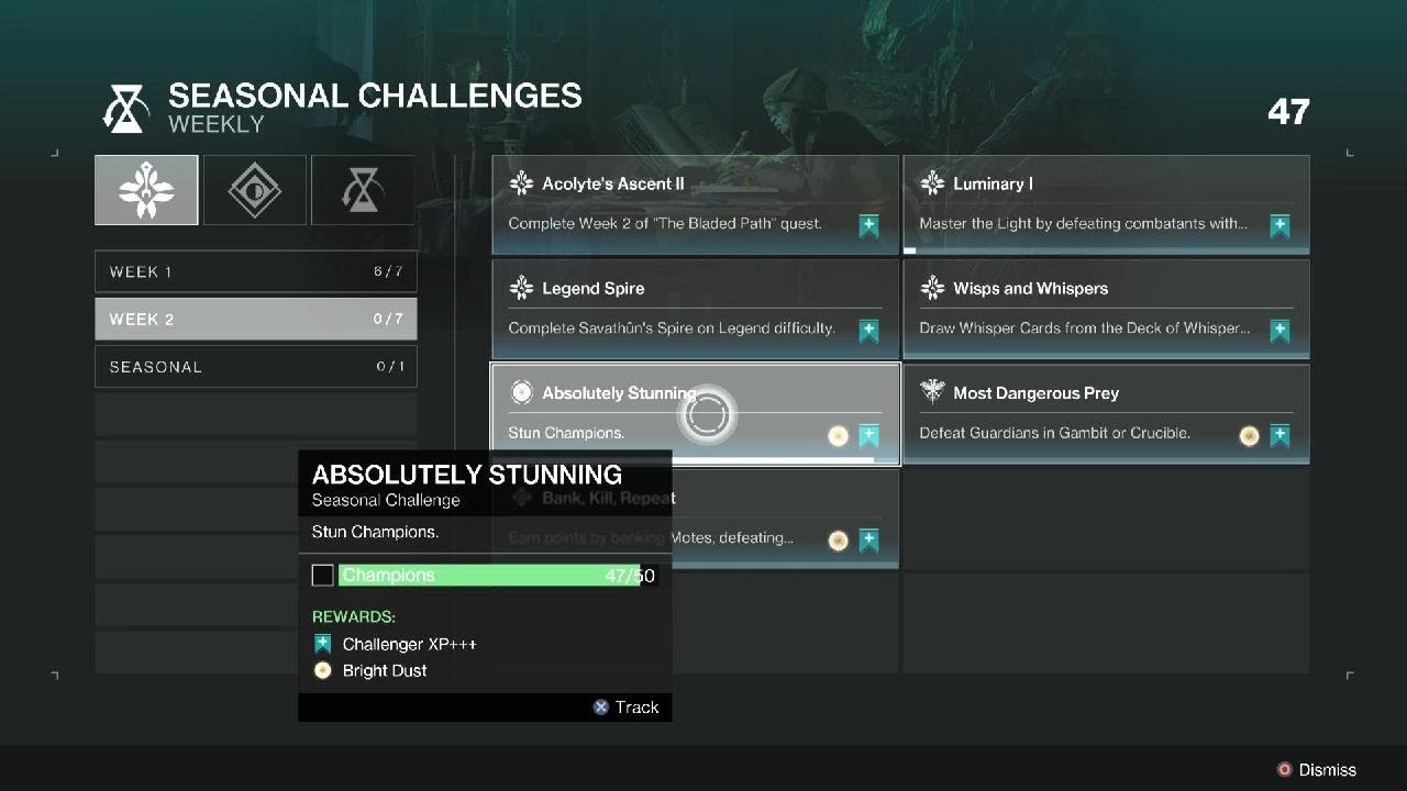 Destiny 2 - Stun 50 Champions. Easy farm.