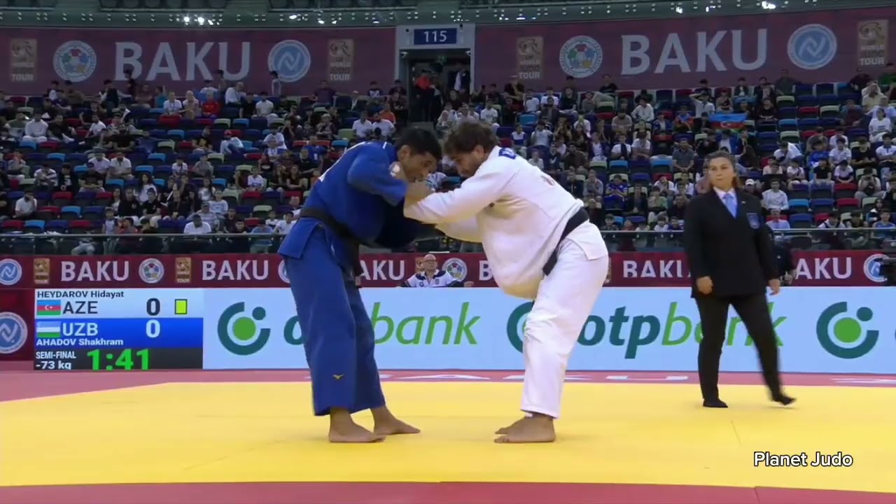 Hidayat HEYDAROV 🇦🇿 🆚️ Shakhram AHADOV 🇺🇿 | полуфинал /-73кг | Большой Шлем Баку 2023