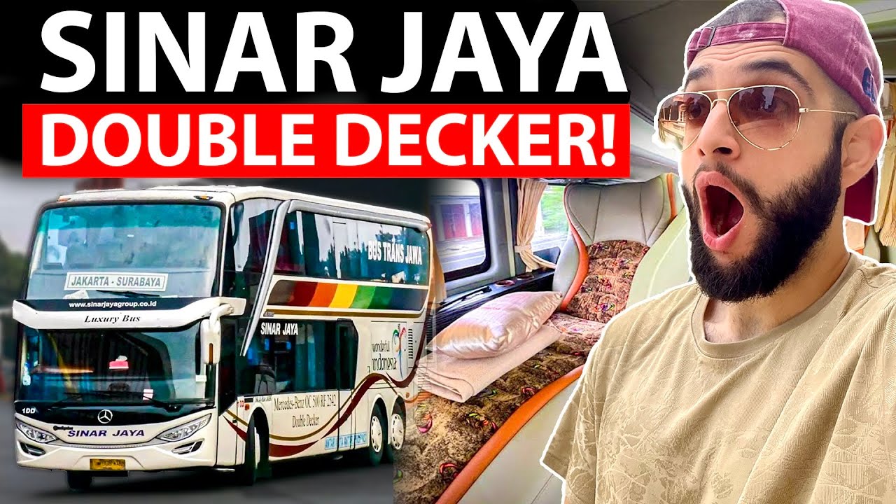 Trying Sinar Jaya Double Decker in Indonesia!🇮🇩