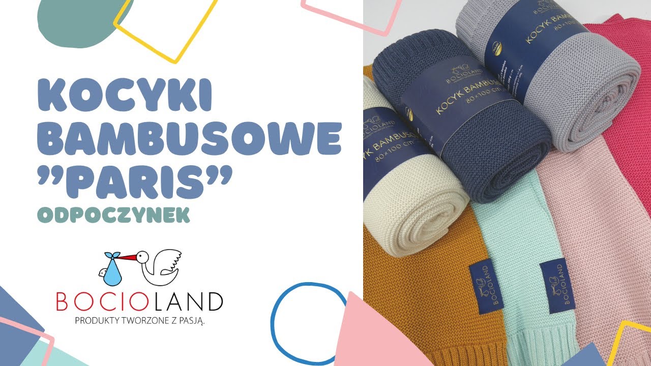 Twój kocyk bambusowy PARIS