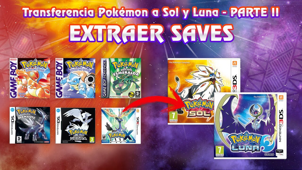 Transferir pokémon de emulador o R4 a 3DS - Parte 2 - Extraer saves 3DS, emulador y VC