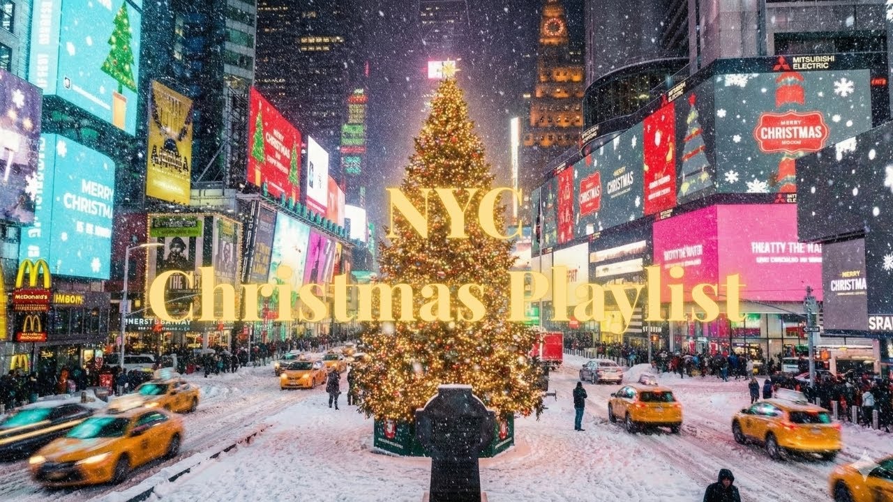 🗽🎄 Почувствуй зиму Нью-Йорка с первой ноты | R&B кэролы, поп для кафе | Плейлист