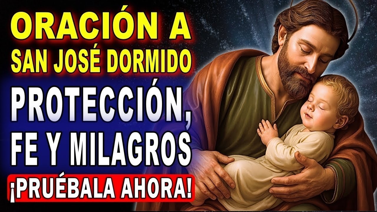 REZA ESTO SOLO 5 MINUTOS 🛡️ Y SAN JOSÉ DORMIDO BLINDA TU HOGAR contra todo Mal HOY 🙏