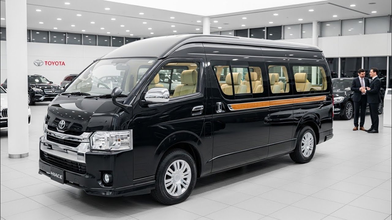 Новый роскошный бизнес-фургон Toyota HiAce на 10 мест | VIP-транспорт