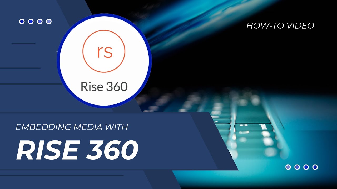Embedding Images and Video in Rise 360