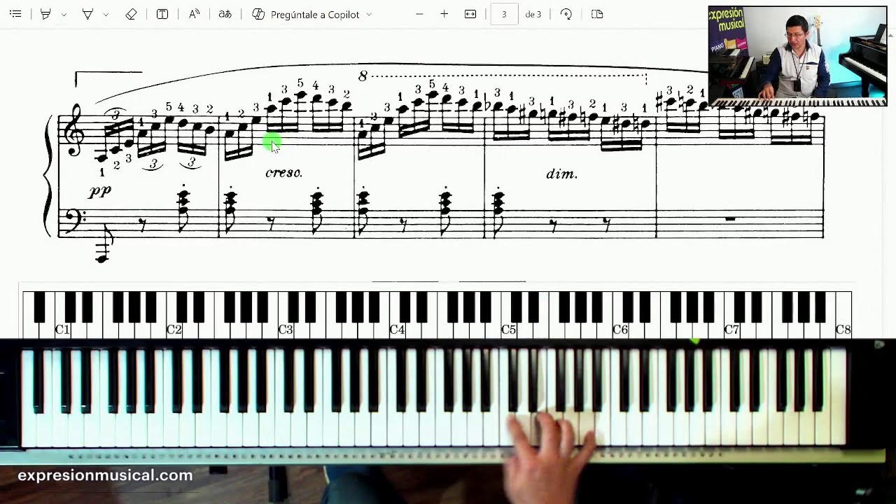 Beethoven - Para Elisa - Analizando la pieza - Live