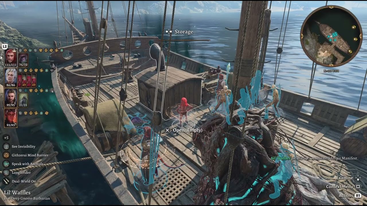 Extra Encounters and Minibosses mod #29. The shadow-cursed boat from Moonrise Towers