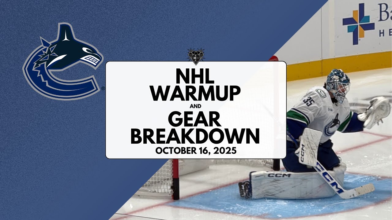NHL Warmup & Gear Breakdown | Vancouver Canucks | Thatcher Demko & Kevin Lankinen
