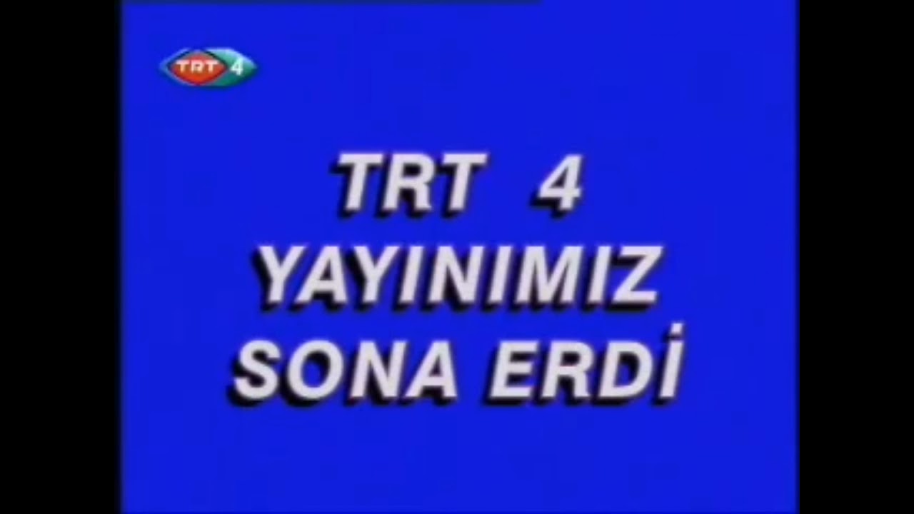 TRT 4 Yayın Akışı, İstiklal Marşı ve Kapanış Anı (2006)