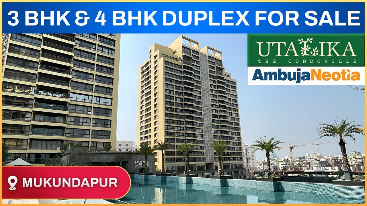 3 BHK and 4 BHK Duplex Flats @ Panchami Ambuja Utalika, Mukundapur | Ambuja Bungalows @ Newtown AA3