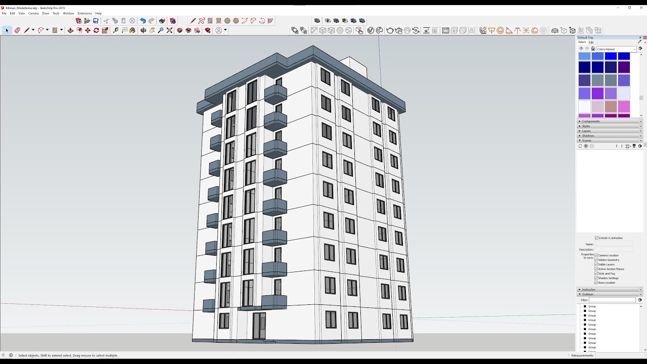 Yeni Başlayanlar İçin SketchUP Bina 3d Modelleme