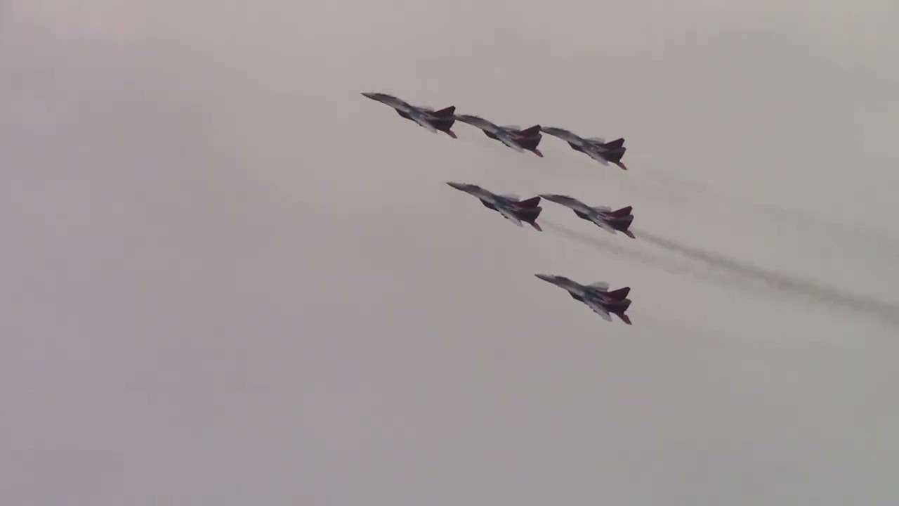 МиГ-29. Стрижи. Групповой полет. Армия 2022