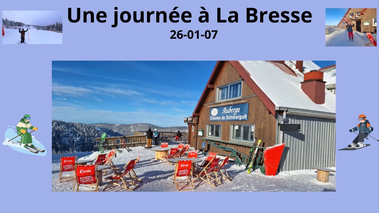 26-01-07....Premiere journée de ski avec Denis à la station de La Bresse dans les Vosges