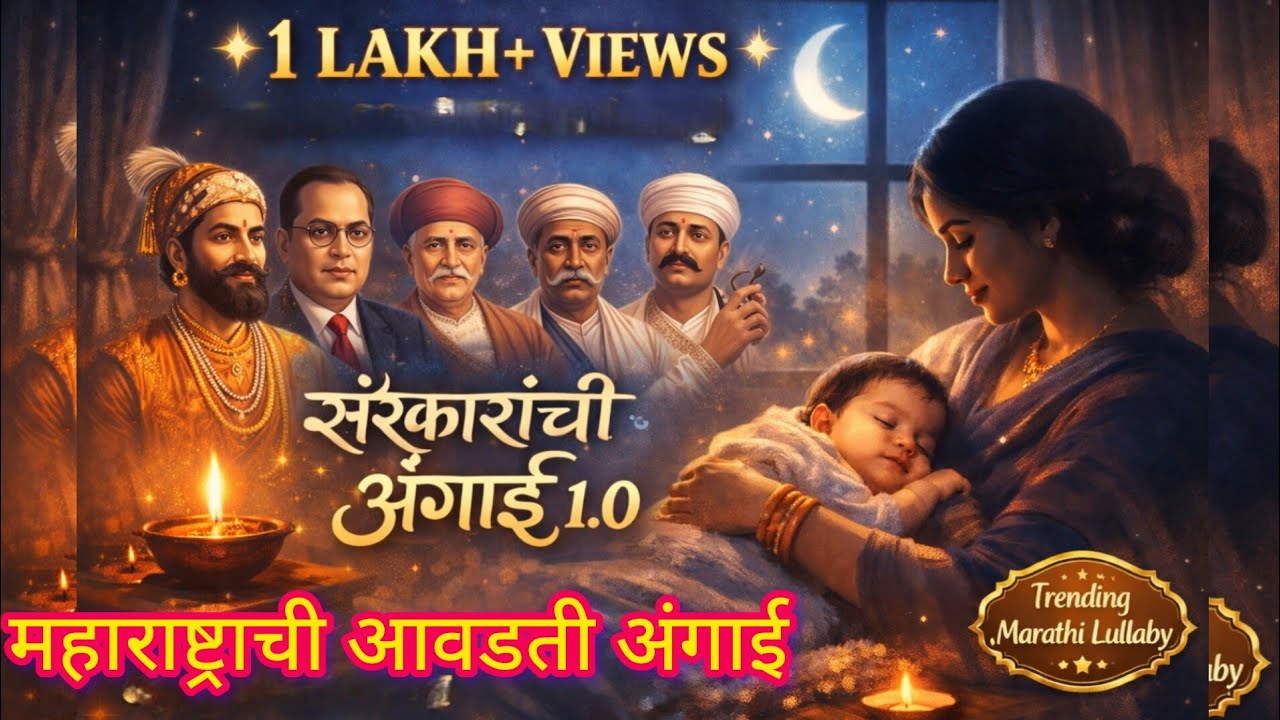 संस्कारांची अंगाई | Night Sleeping Baby Song| Sanskaranchi Angai | ShivStutak.By Maheshraje |Kaveri