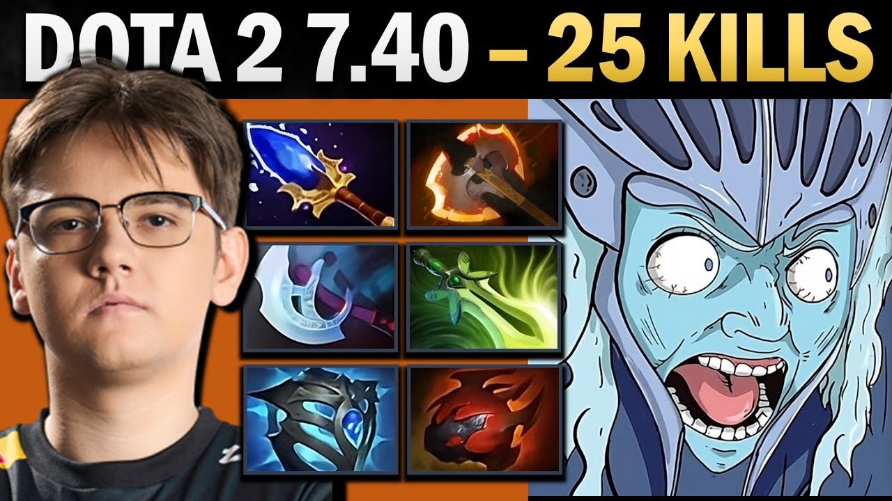 Spectre — профессиональный керри с Battlefury и 25 убийствами — Dota 7.41