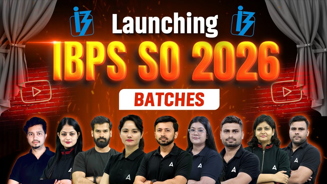 IBPS SO 2026 | IBPS SO Complete Online Classes | AFO, IT, HR, Marketing & Law Batch Launch