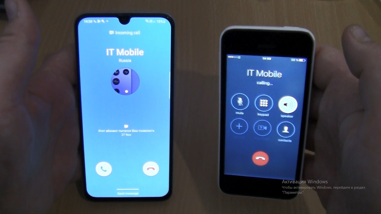 Over the Horizon Incoming &Outgoing call at the Same Time Samsung Galaxy A40+Iphone 5C