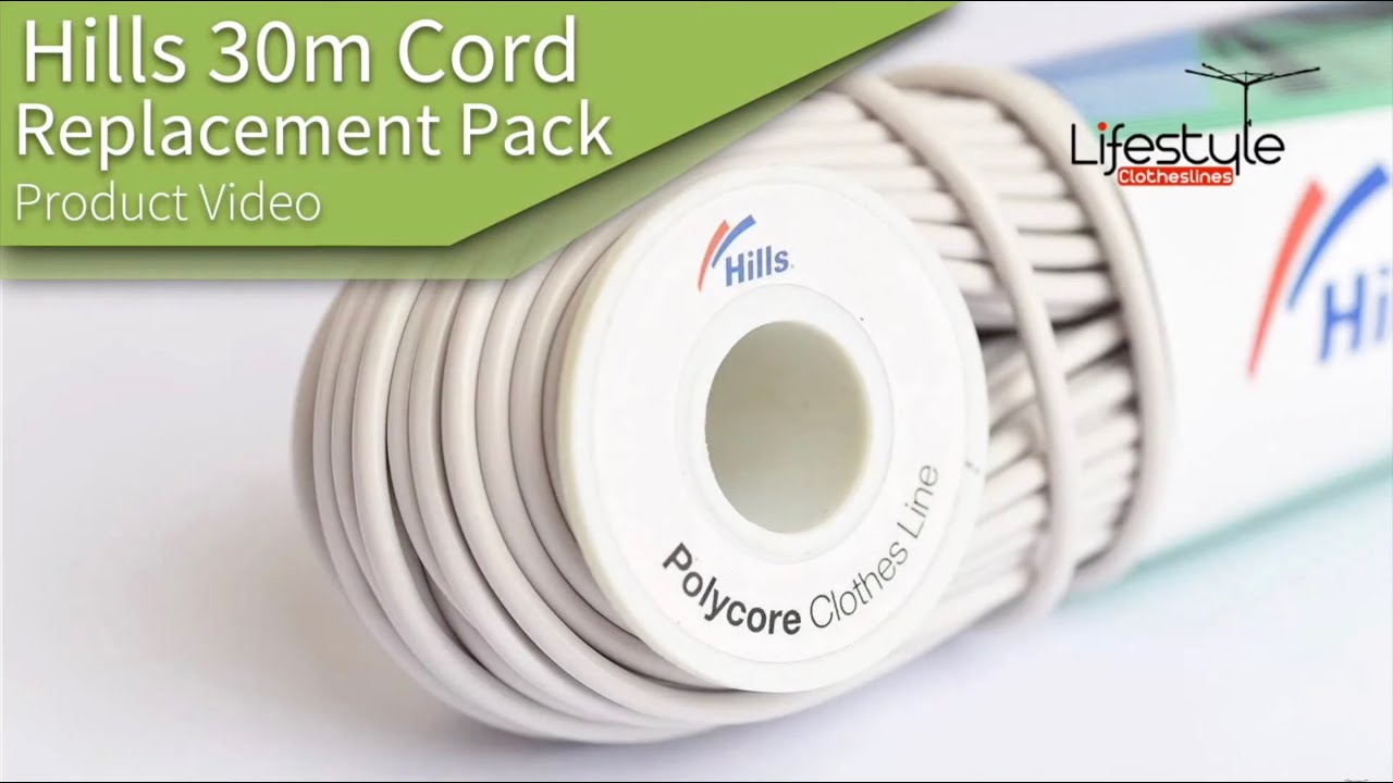 Hills 30m Replacement Polycore Cord Pack Product  Video