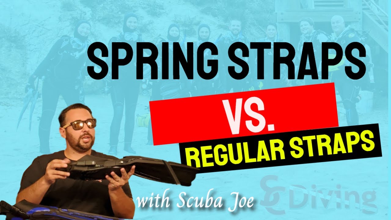 Spring Straps vs. Regular Fin Straps