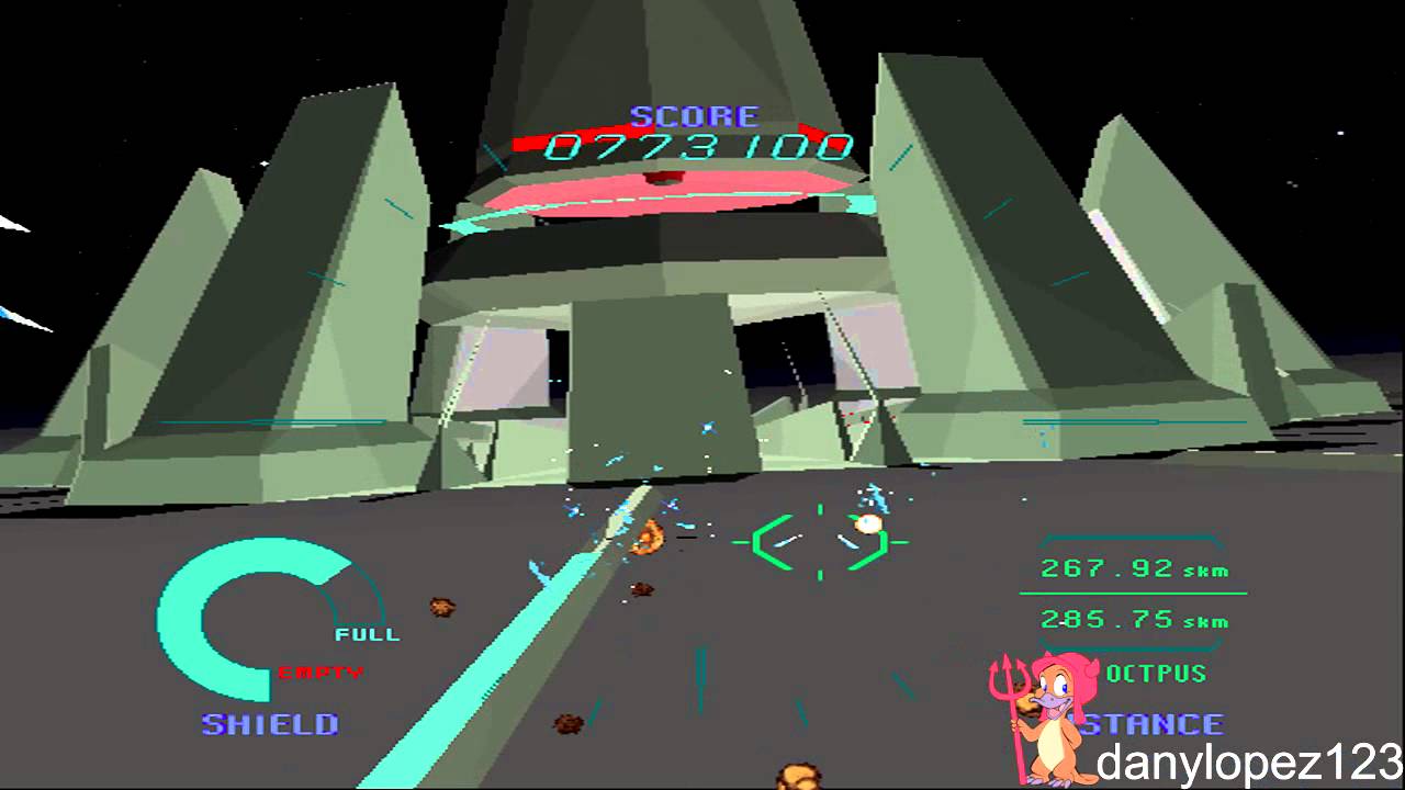 Starblade Arcade No Game Slowdown Playthrough (60 FPS)