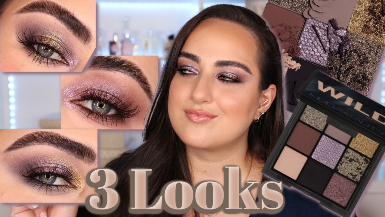 3 Looks | Huda Beauty Wild Jaguar Obsessions Palette!