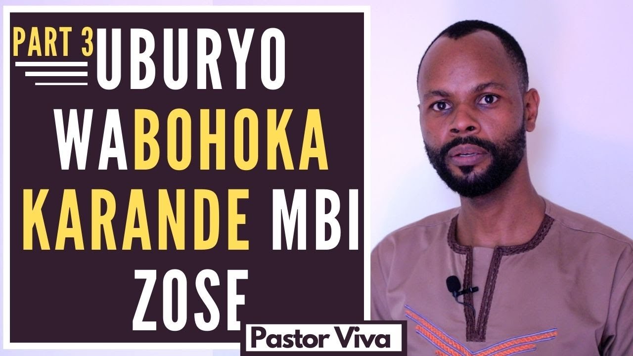 Part 3A.UBURYO WABOHOKA KARANDE MBI ZOSE:: Guhishurirwa ibi bintu bizaguafsha bikomeye - Pastor Viva