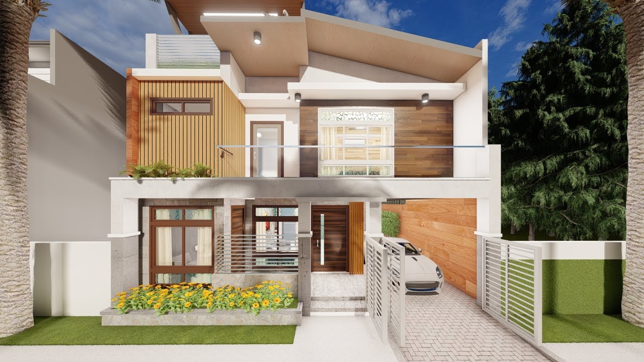House Design 2-Storey 3-4 Bedrooms with Roof Deck