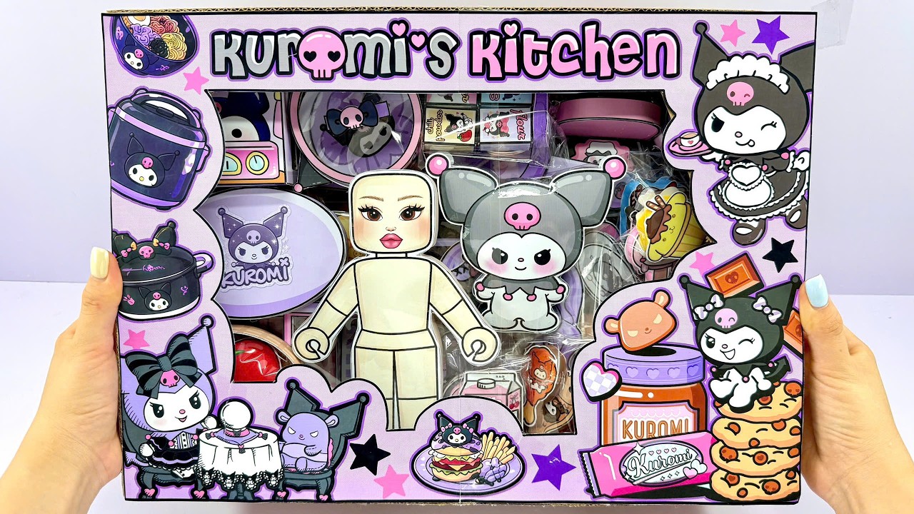 😈Paper DIY😈Unboxing KUROMI ROBLOX Secret Blind Bag 1000$ | Kuromi's Kitchen | ASMR