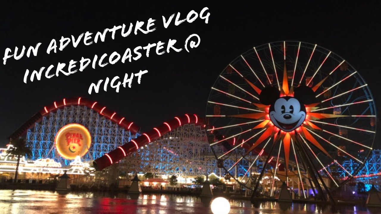 Incredicoaster at Night - RIDE POV - Disneyland California Adventure - 11-25-2025