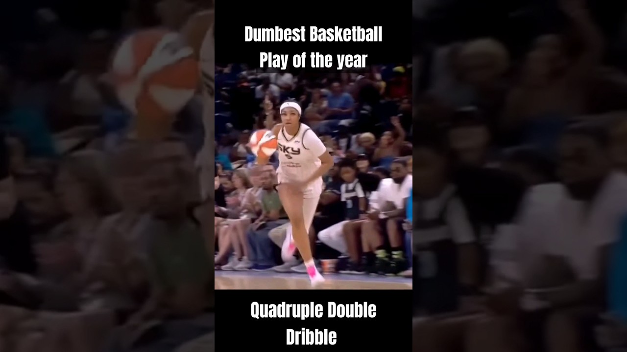 The Angel Reese Quadruple Double Dribble 😳